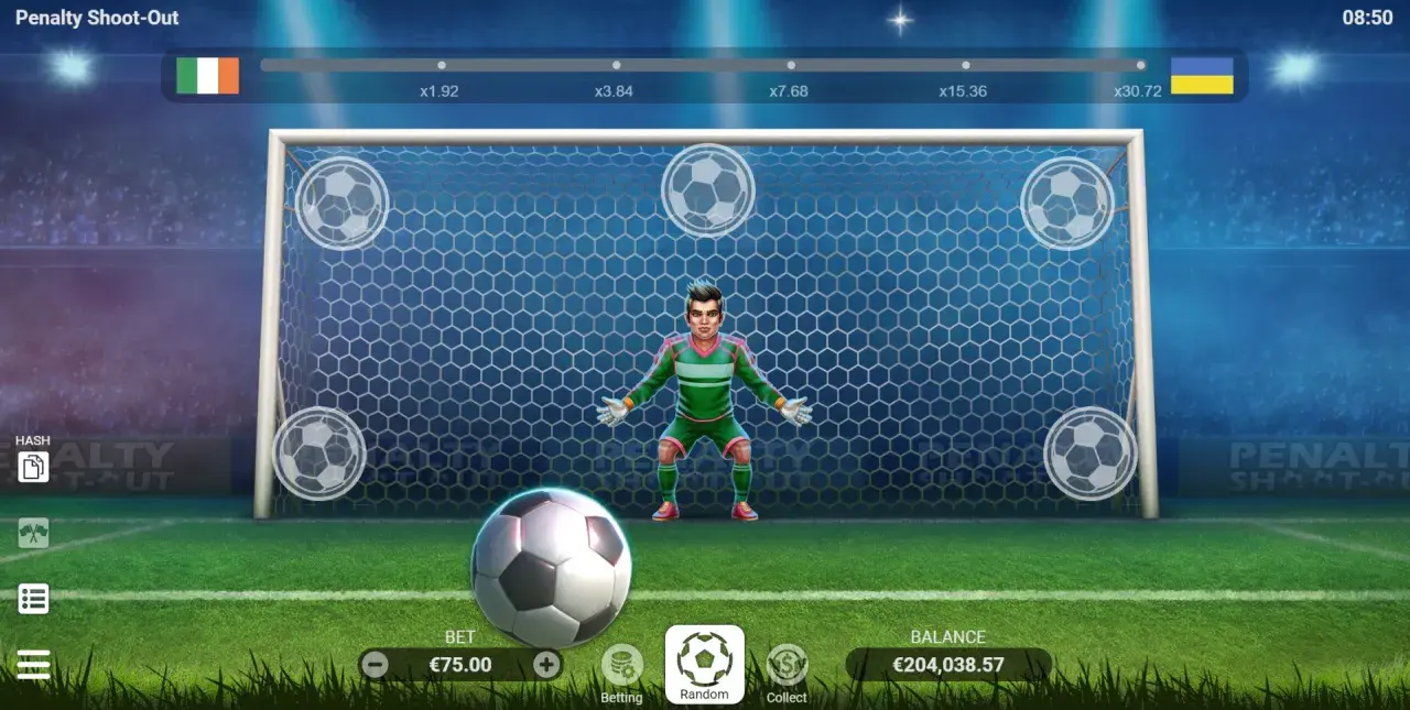 Penalty Shoot Out: la versión demo frente al dinero real